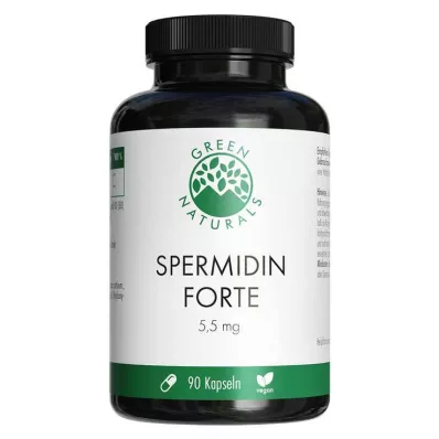 Green Naturals Spermidine Forte 5,5 mg vegan kapslid, 90 tk