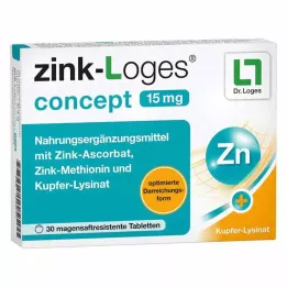 ZINK-LOGES kontseptsioon 15 mg enteroaktiivsed tabletid, 30 tk