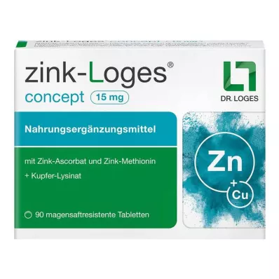 Zinc-Loges kontsept 15 mg enterokindlad tabletid, 90 tk