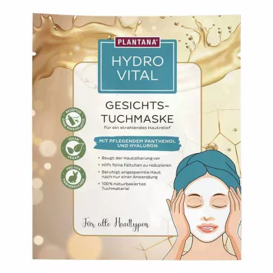 PLANTANA Hydrovital rätik pantenooliga&amp;Hyaluron, 1 tk